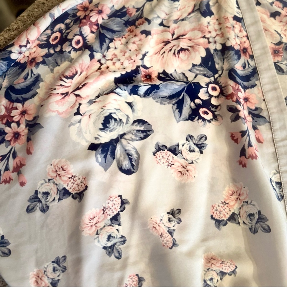 Vintage Floral Kimono with Fringe - Abercrombie & Fitch - Size OS ⭐🌺 - Picture 10 of 12